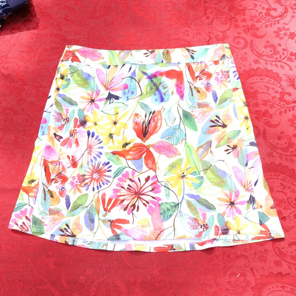RipSkirt Hawaii Floral Wrap Skirt Womens Large Multicolor Excellent Quick Dry